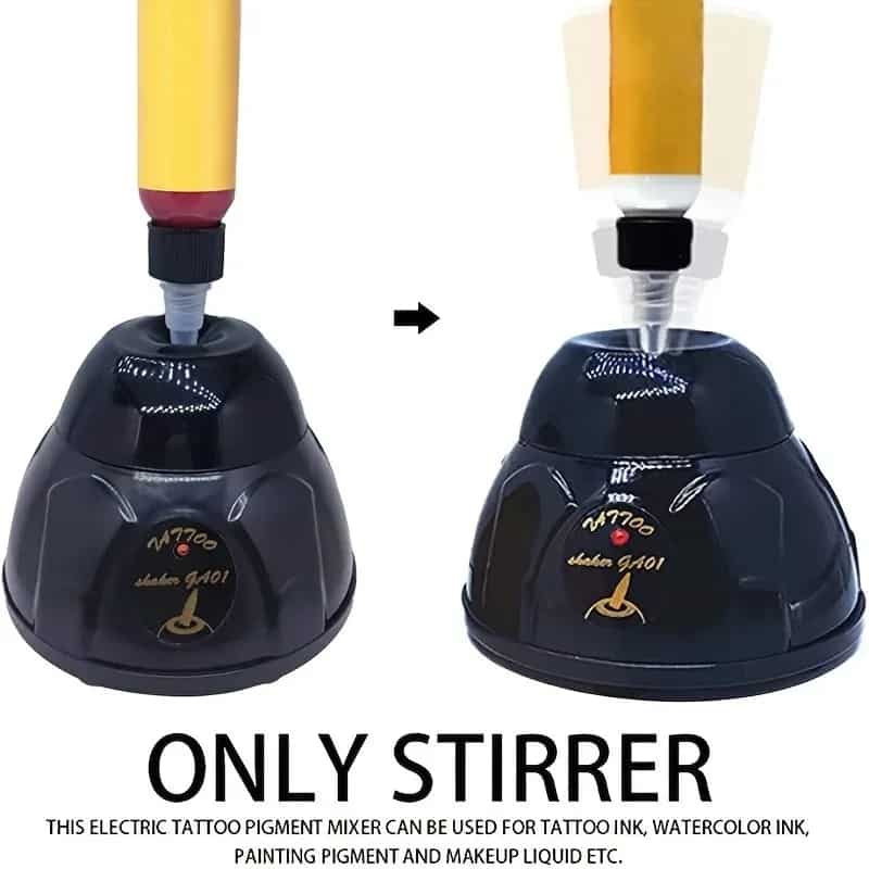 Audersigt Tattoo Ink Mixer, Powerful 7500RPM High‑Speed Mixing: Built‑in high‑speed motor delivers stable 7500 RPM vortex, SKU AC025 - image 3