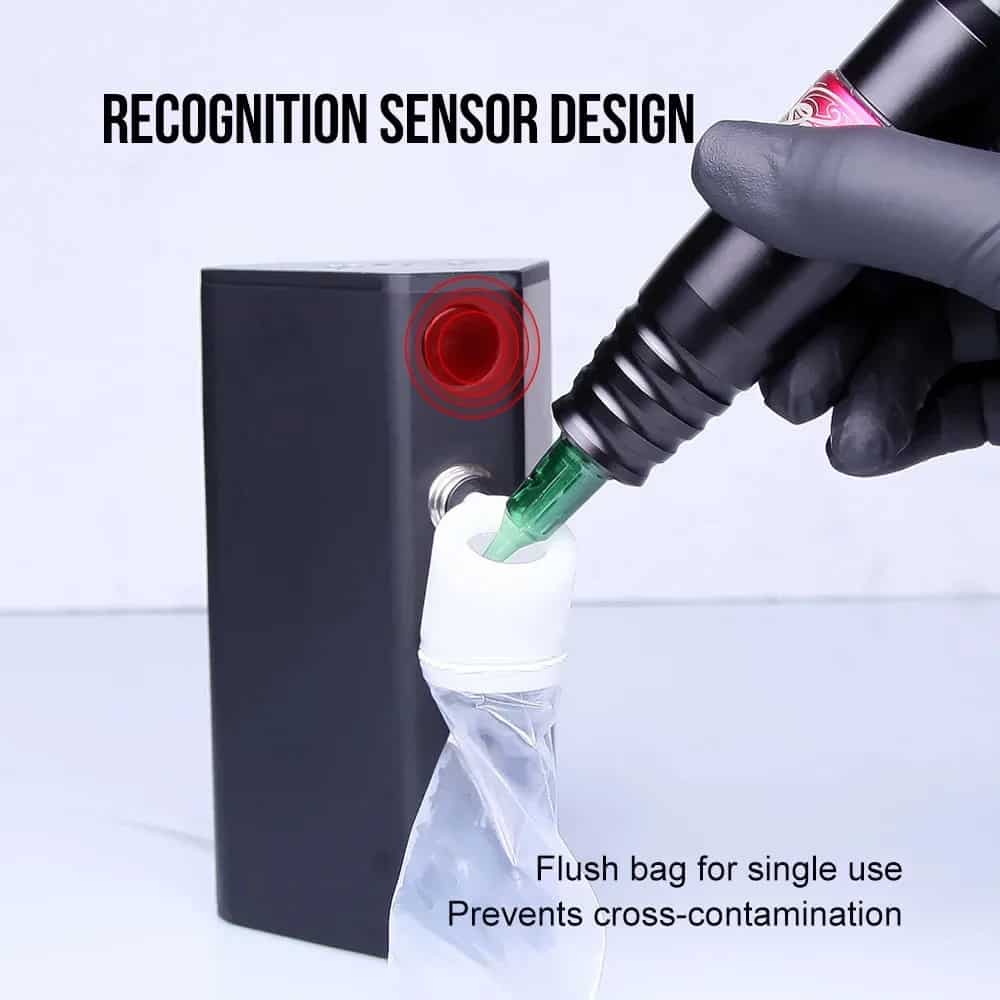Audersigt Lavadora automática de cartuchos de tatuaje 2200mAh, Operación automática activada por sensor: diseñada con activación automática de sensor, esta - imagen 1