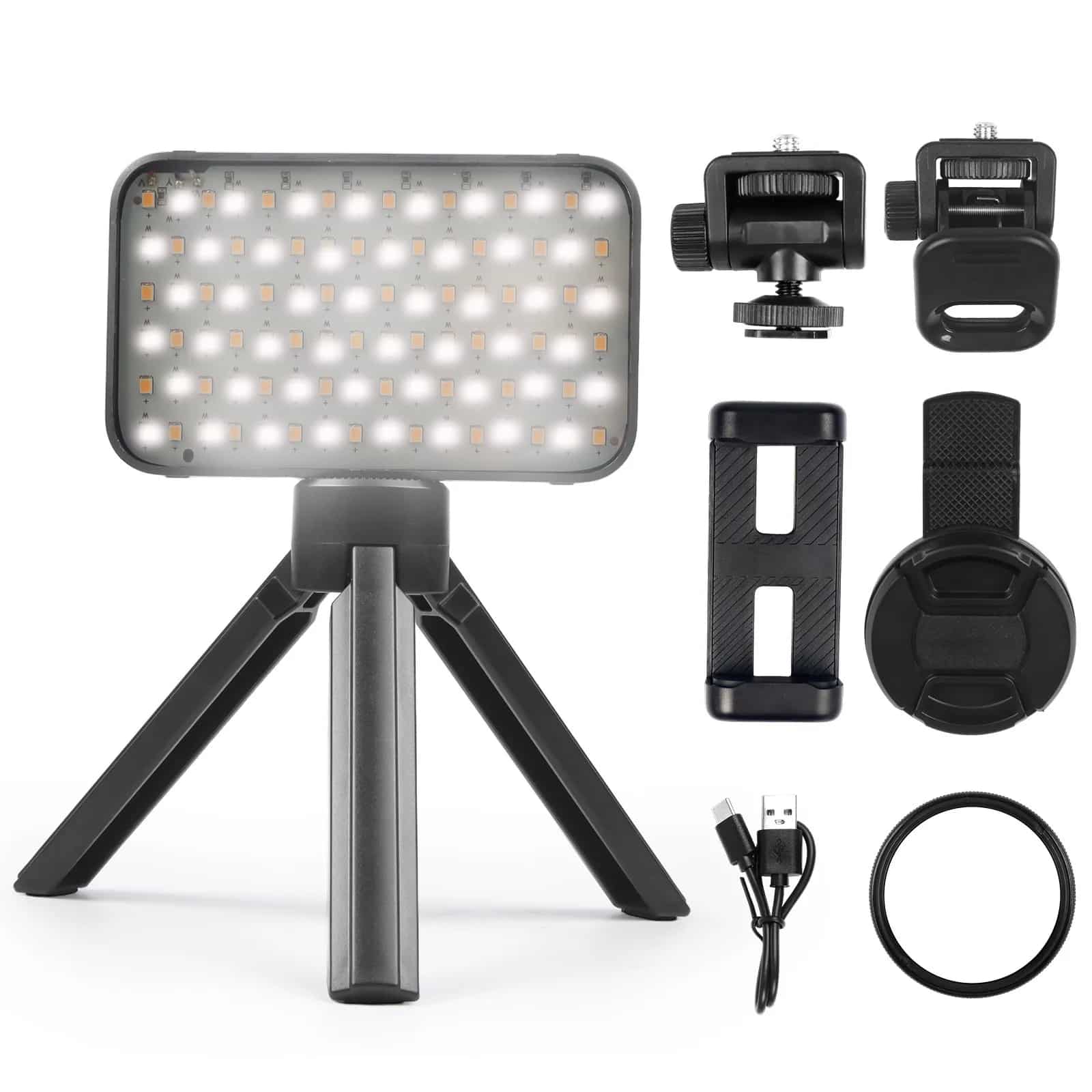 Audersigt Conjunto de luz anti-reflexo para fotografia de tatuagem, Conjunto anti-reflexo para fotografia de tatuagem, adequado para filmagem e gravaçã, SKU AC087 - imagem 1