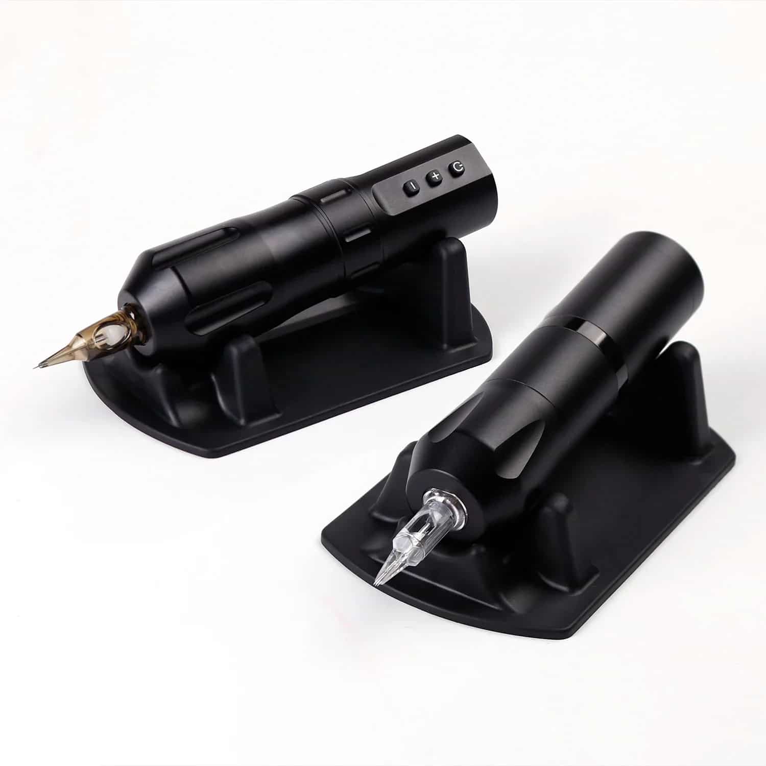Audersigt Soporte antideslizante para máquina de tatuaje, Portalápices de tatuaje antideslizantes de goma suave, 2 por bolsa, adecuados para colocar, SKU AC084 - imagen 1