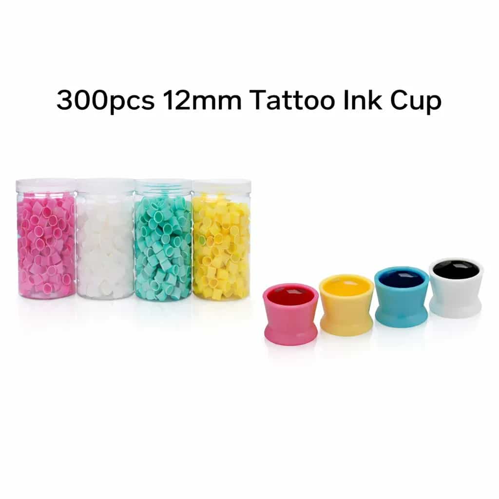 300 pcs Disposable Tattoo Ink Cups