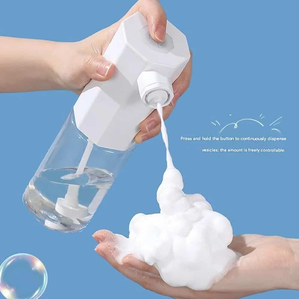 300ml rechargeable induction foam soap dispenser