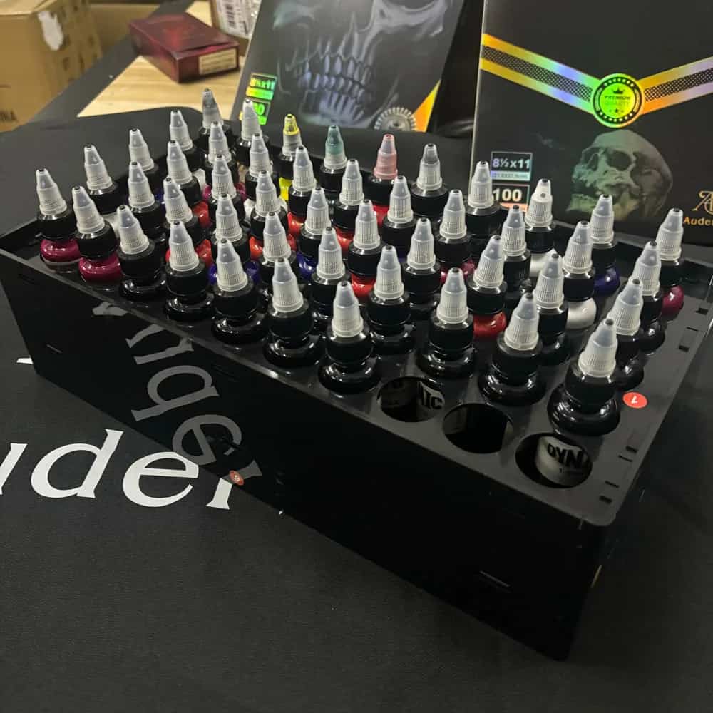 50-hole tattoo ink bottle storage rack