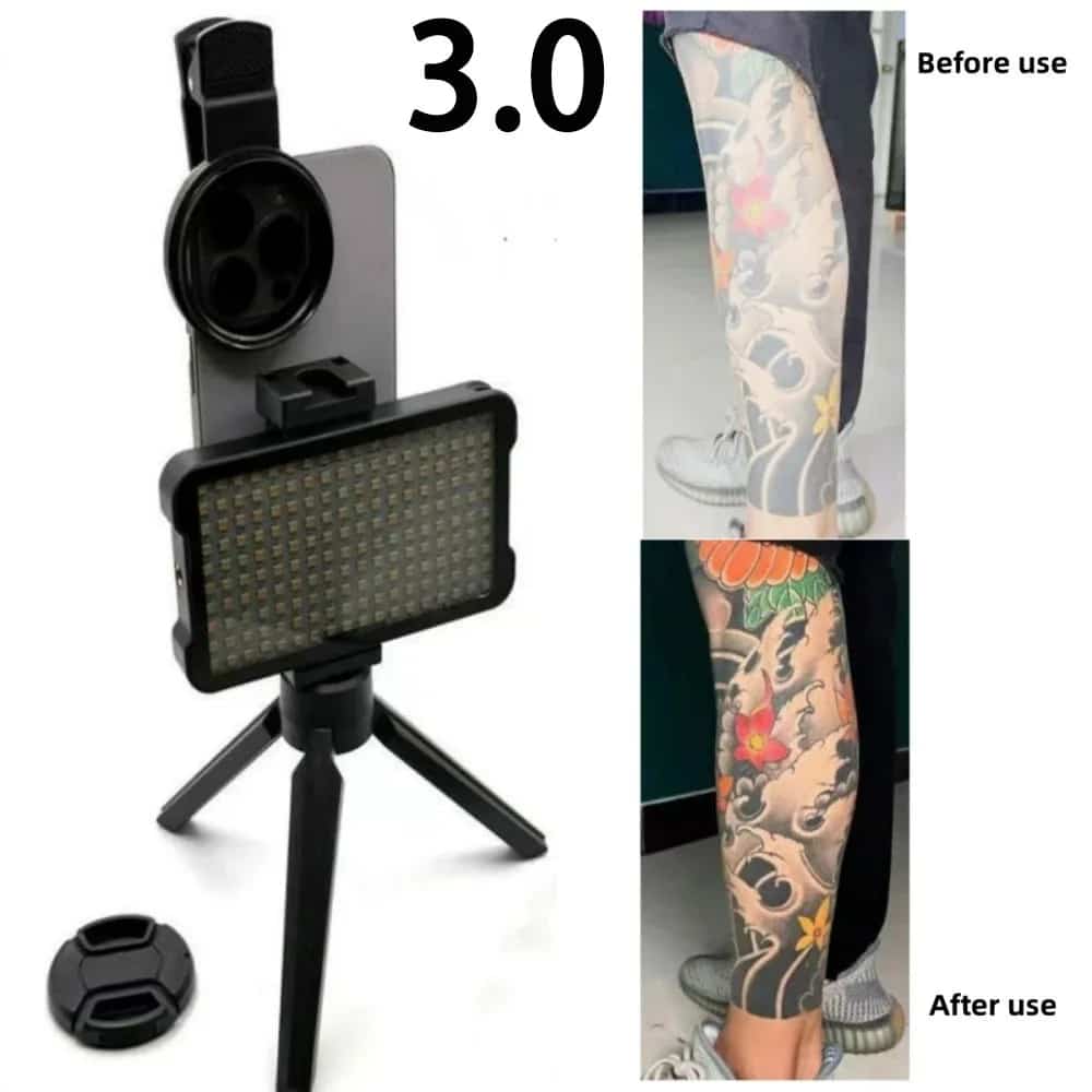 Tattoo Photography Anti-Glare Light Kit