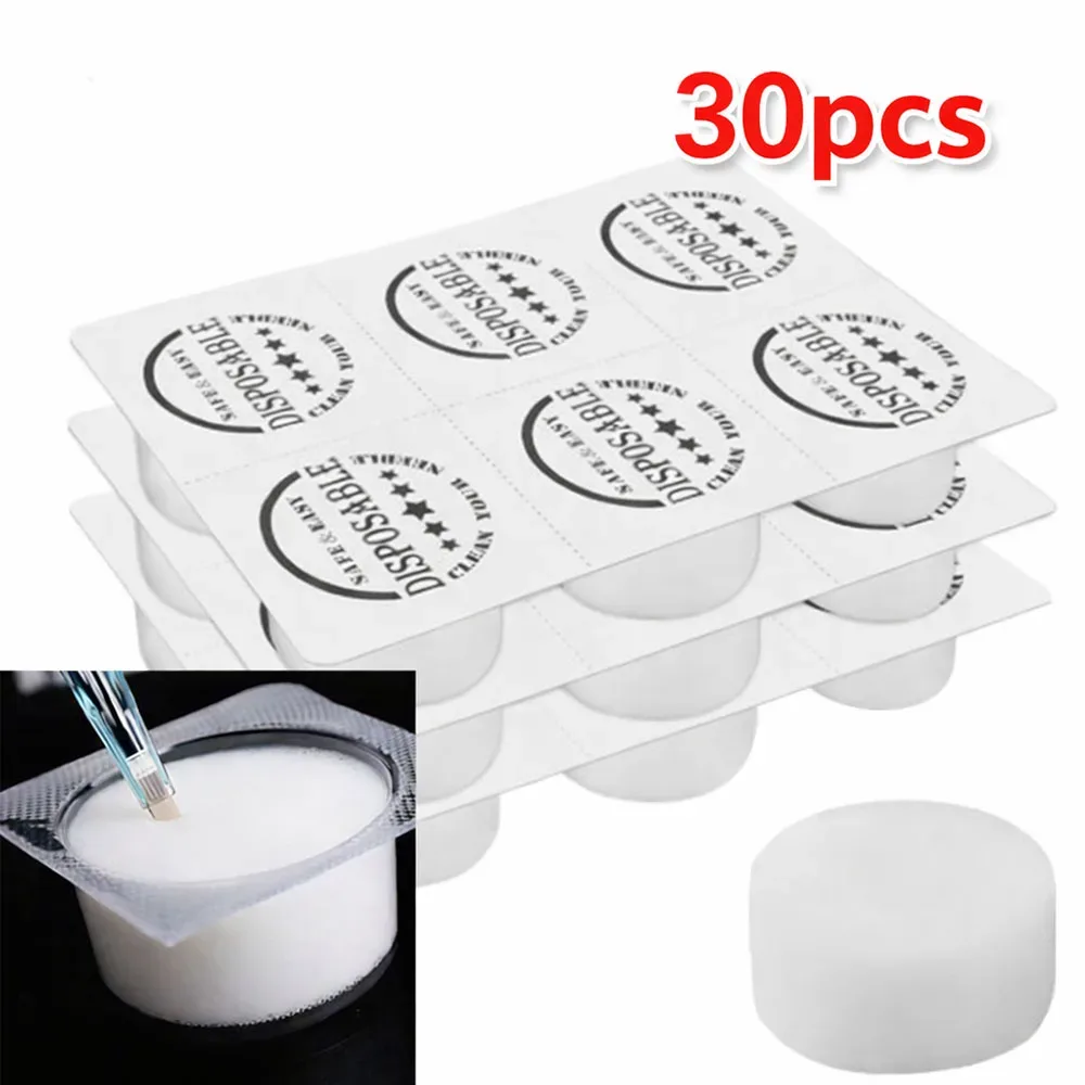 30Pcs Tattoo Cartridge Cleaning Sponge Cups