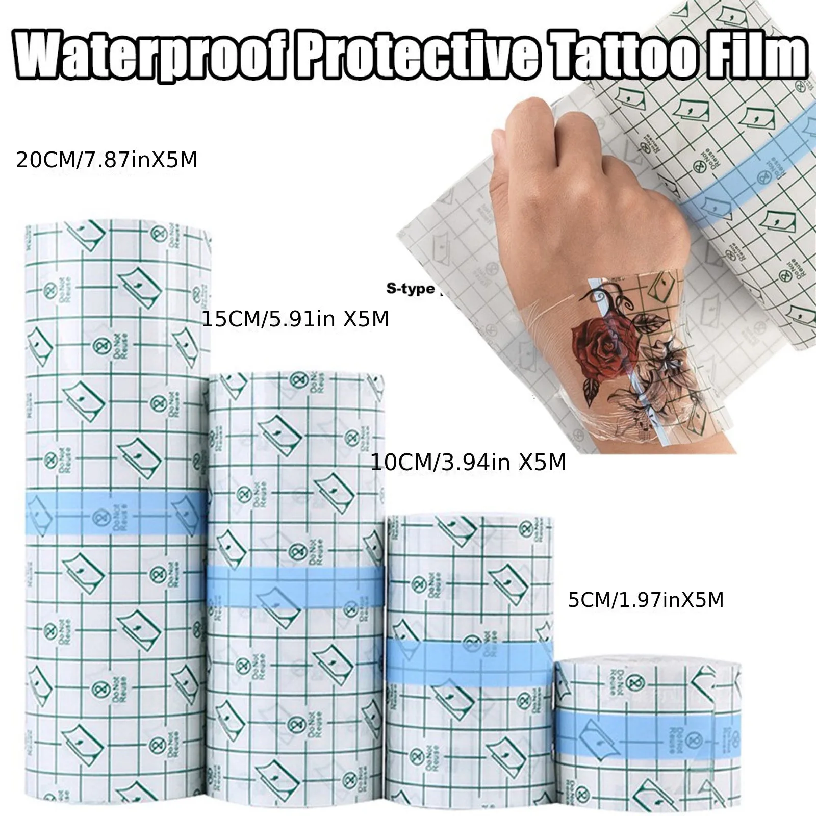 1 Tattoo-Schutzfolie und Barrier-Cover