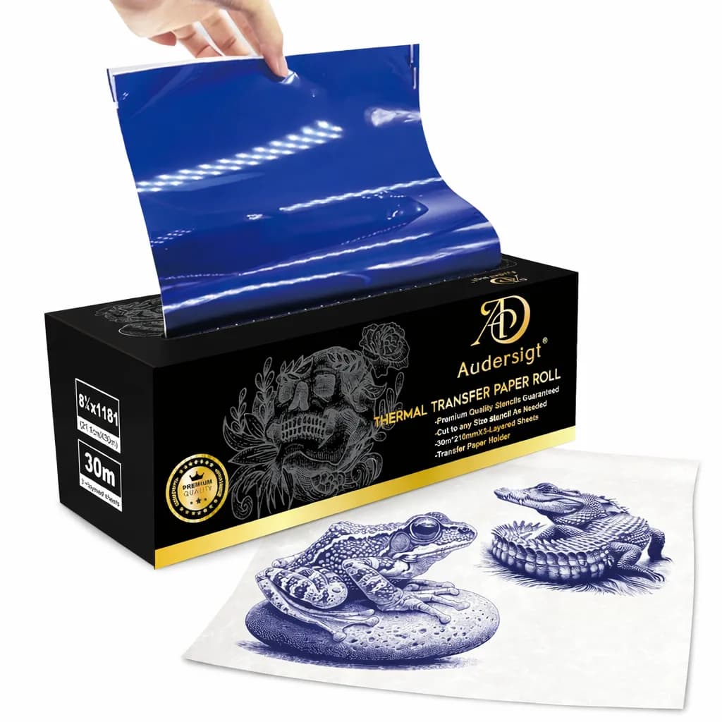Setup de papel transfer para piezas personalizadas grandes