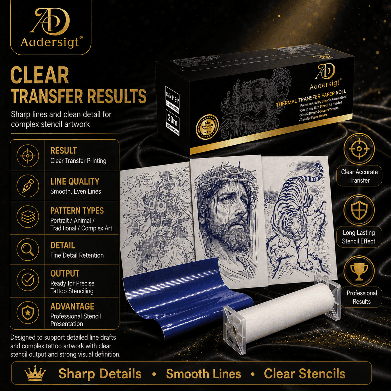 Gold Label Roll Tattoo Stencil Transfer Paper