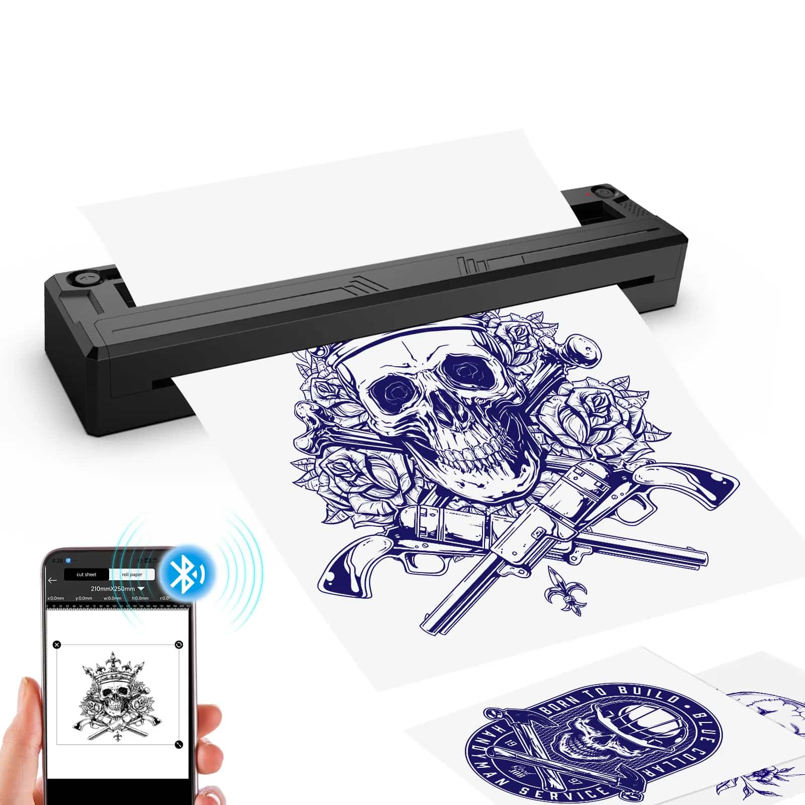 M8 Mini Bluetooth Thermal Tattoo Stencil Printer