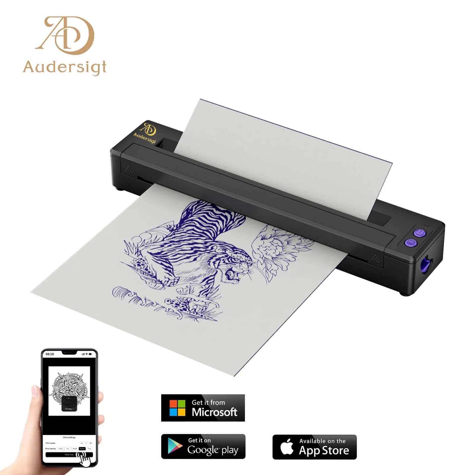 P19 Mini Bluetooth Thermal Tattoo Stencil Printer