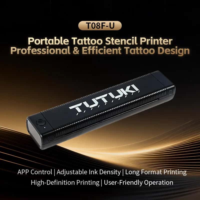 T08F Bluetooth Thermal Tattoo Stencil Printer