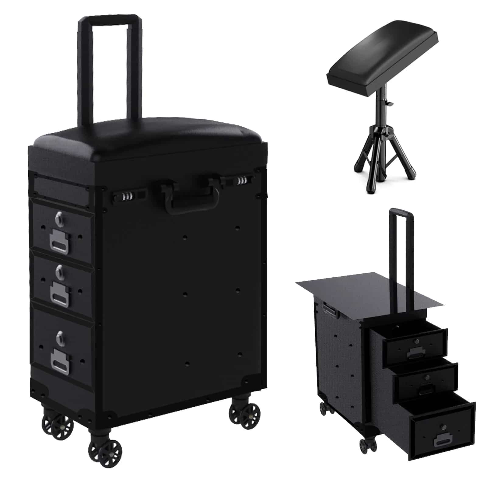 Tattoo Workstation Trolley Case