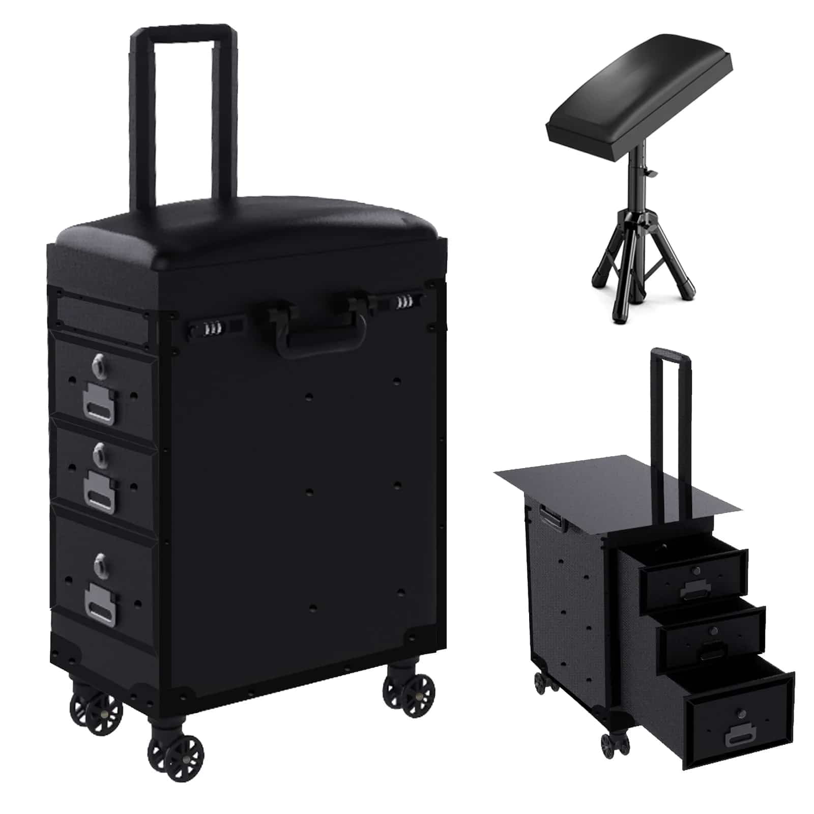 Tattoo Workstation Trolley Case